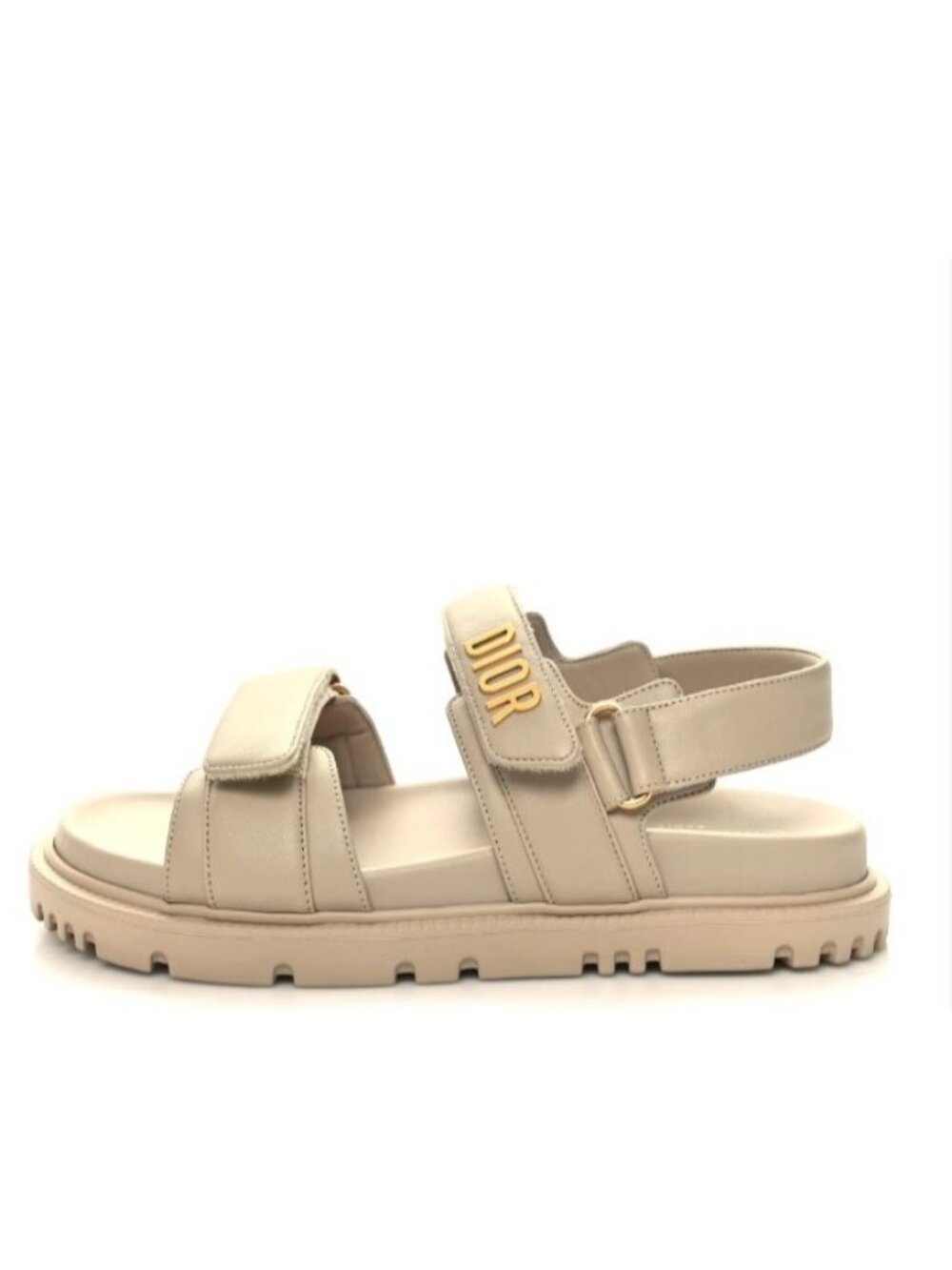 Lambskin Dioract 10mm Sandals Size 37 7 - Picture 1 of 10